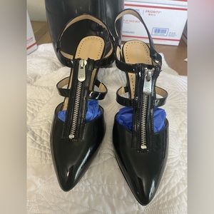 Black Patent Leather Pointed Toe Heels *Ready to Ship*